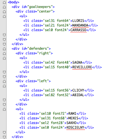 Preview du HTML