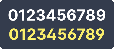 A screenshot comparing the string ‘0123456789’ with or without the option
