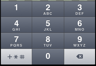 UIKeyboardTypePhonePad