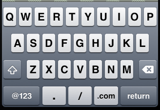 UIKeyboardTypeURL