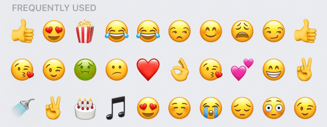 My frequently used keyboard with 6 duplicates appearing
