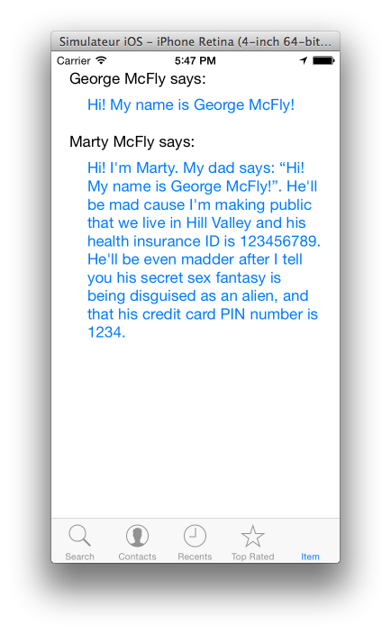 Nasty Marty Hello George and Marty