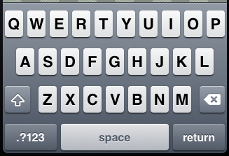 UIKeyboardTypeDefault